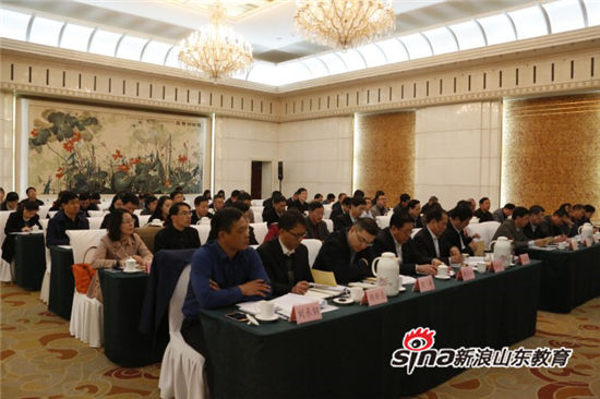 齐鲁理工学院校长常翠鸣在民办高校党委书记选派工作动员部署会上作表态发言