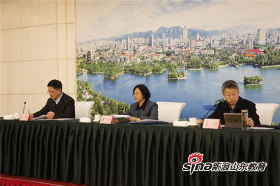 齐鲁理工学院校长常翠鸣在民办高校党委书记选派工作动员部署会上作表态发言