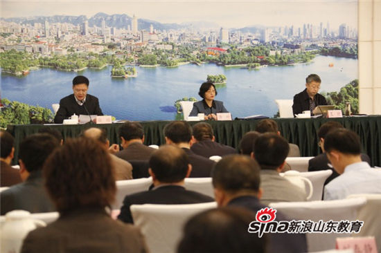 齐鲁理工学院校长常翠鸣在民办高校党委书记选派工作动员部署会上作表态发言