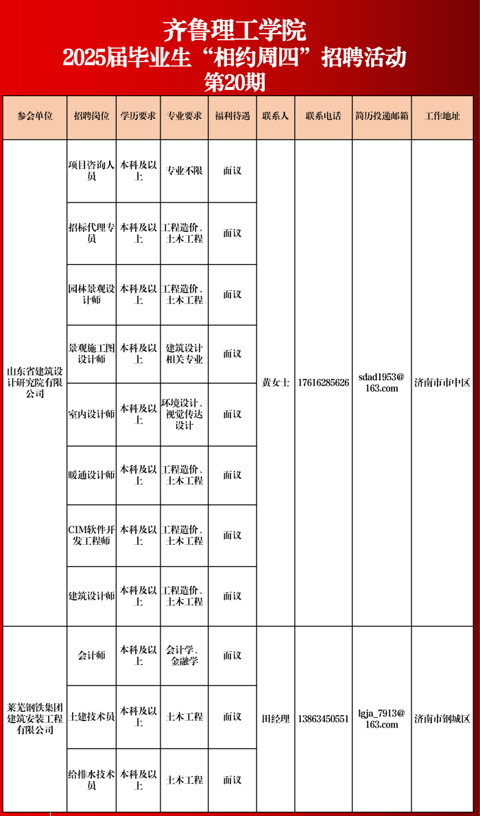 齐鲁理工学院2025届毕业生“相约周四”招聘活动（第二十期)_01.png
